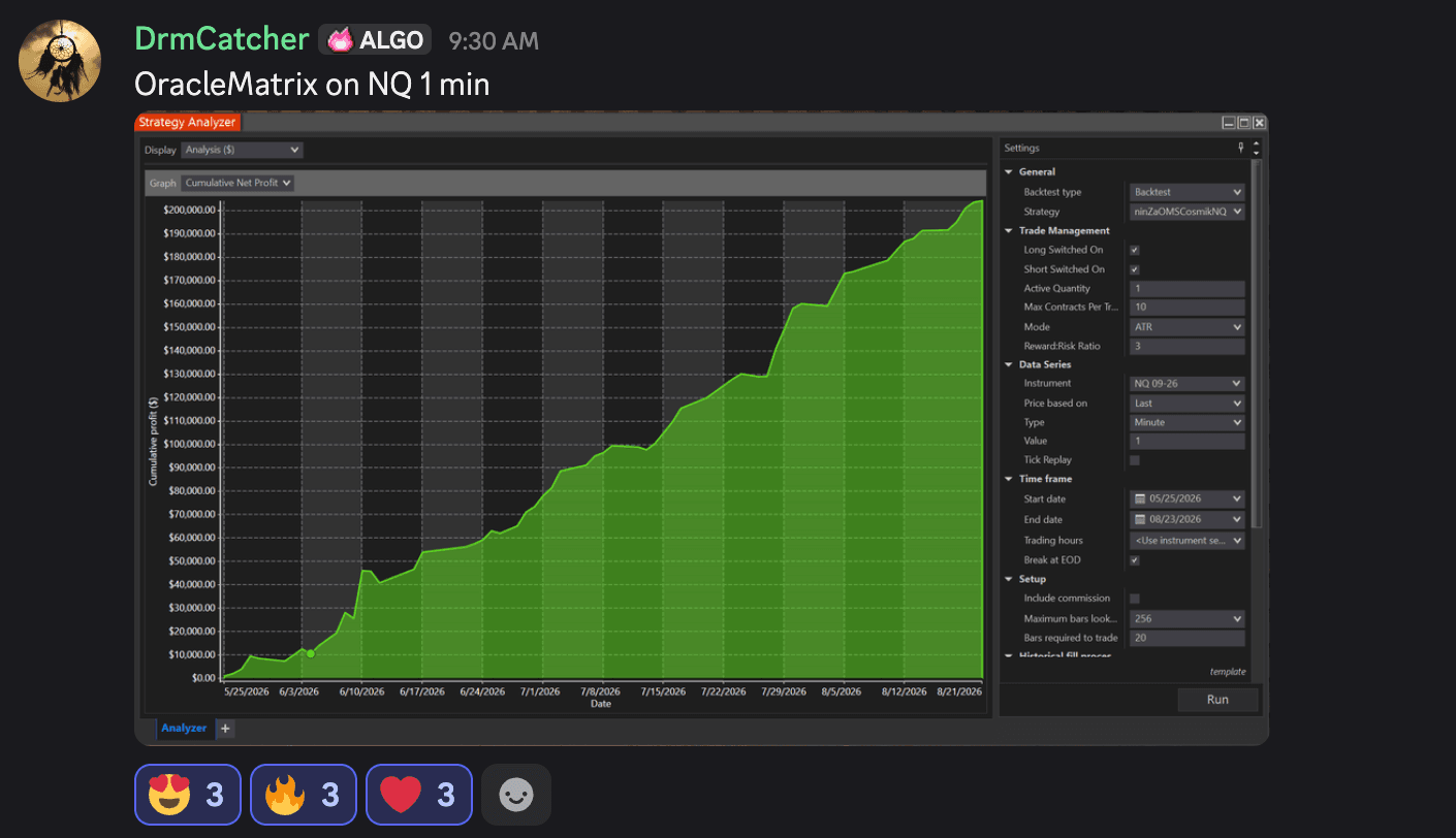 Trader feedback — example 3